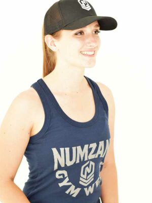 Ladies Navy Racer Back